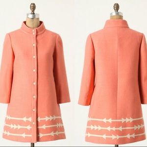 Lauren Moffat pink coat